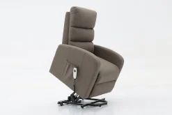 Fauteuils^Huisenthuis Relaxfauteuil Lenny Taupe