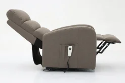 Fauteuils^Huisenthuis Relaxfauteuil Lenny Taupe