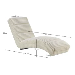 Fauteuils^Huisenthuis Relaxfauteuil Maeve Pluche Beige