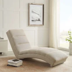 Fauteuils^Huisenthuis Relaxfauteuil Maeve Stof Beige