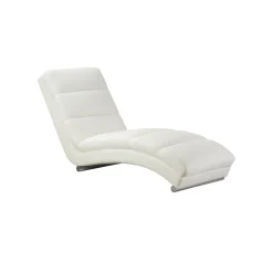 Fauteuils^Huisenthuis Relaxfauteuil Maeve Kunstleer Wit