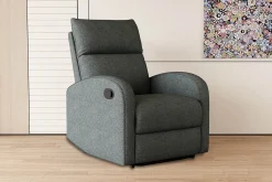 Fauteuils^Huisenthuis Relaxfauteuil Myrthe Grijs