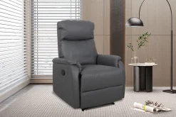 Fauteuils^Huisenthuis Relaxfauteuil Sascha Grijs