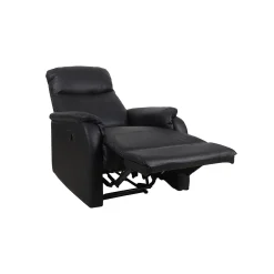 Fauteuils^Huisenthuis Relaxfauteuil Sascha Zwart