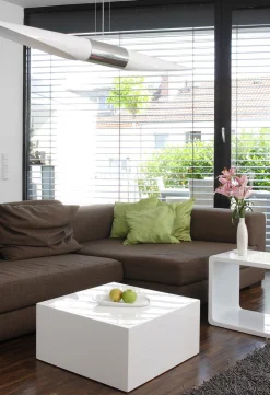 Salontafels^Huisenthuis Salontafel Agnes Hoogglans Wit