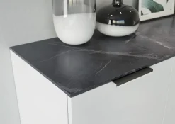 Salontafels^Huisenthuis Salontafel Amalfi Wit-Grijs Grijs, Wit