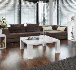 Salontafels^Huisenthuis Salontafel Anita Wit 90x60x40cm