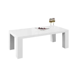 Salontafels^Huisenthuis Salontafel Anita Wit 120x60x40cm