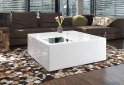 Salontafels^Huisenthuis Salontafel Benthe Wit