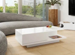 Salontafels^Huisenthuis Salontafel Caminha Hoogglans Wit