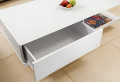 Salontafels^Huisenthuis Salontafel Caminha Hoogglans Wit