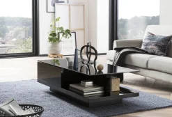 Salontafels^Huisenthuis Salontafel Caminha Hoogglans Zwart
