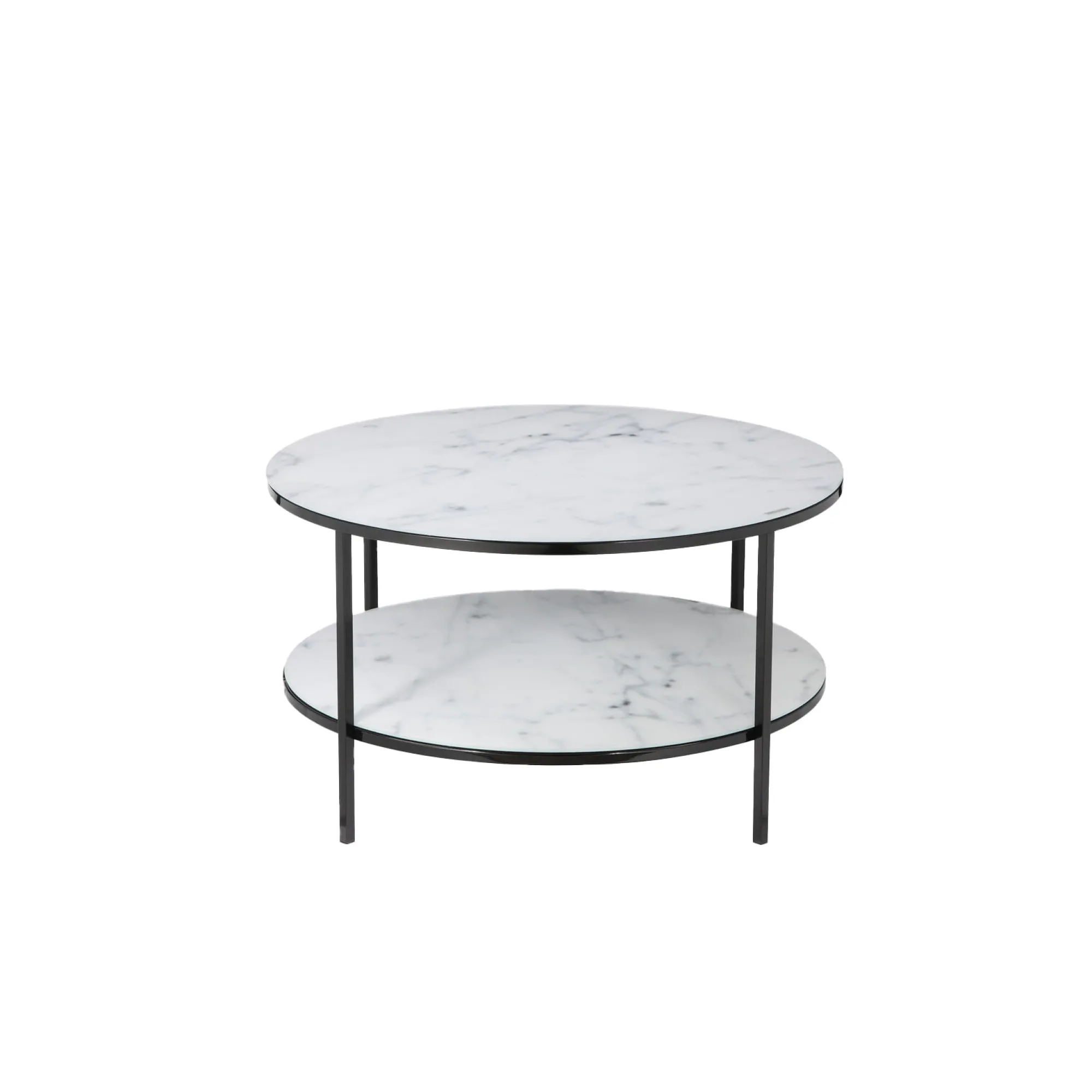 Salontafels^Huisenthuis Salontafel Emine Wit-Zwart