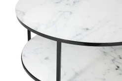 Salontafels^Huisenthuis Salontafel Emine Wit-Zwart