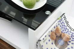 Salontafels^Huisenthuis Salontafel Gemma Zwart-Wit