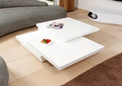 Salontafels^Huisenthuis Salontafel Gina Hoogglans Wit