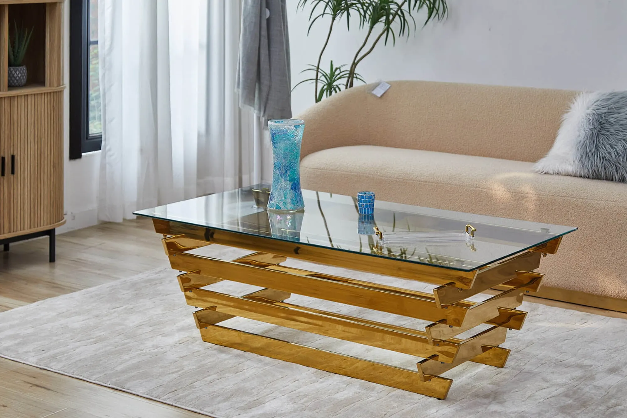 Salontafels^Huisenthuis Salontafel Imme Goud