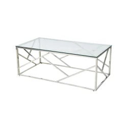 Salontafels^Huisenthuis Salontafel Isabel Zilver