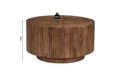 Salontafels^Huisenthuis Salontafel Jeroom Lichtbruin