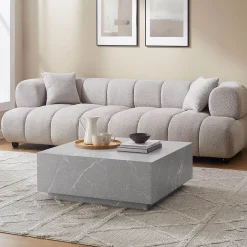 Salontafels^Huisenthuis Salontafel Jip 90x90cm Grijs
