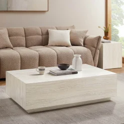 Salontafels^Huisenthuis Salontafel Jip Travertine 120x75cm Beige