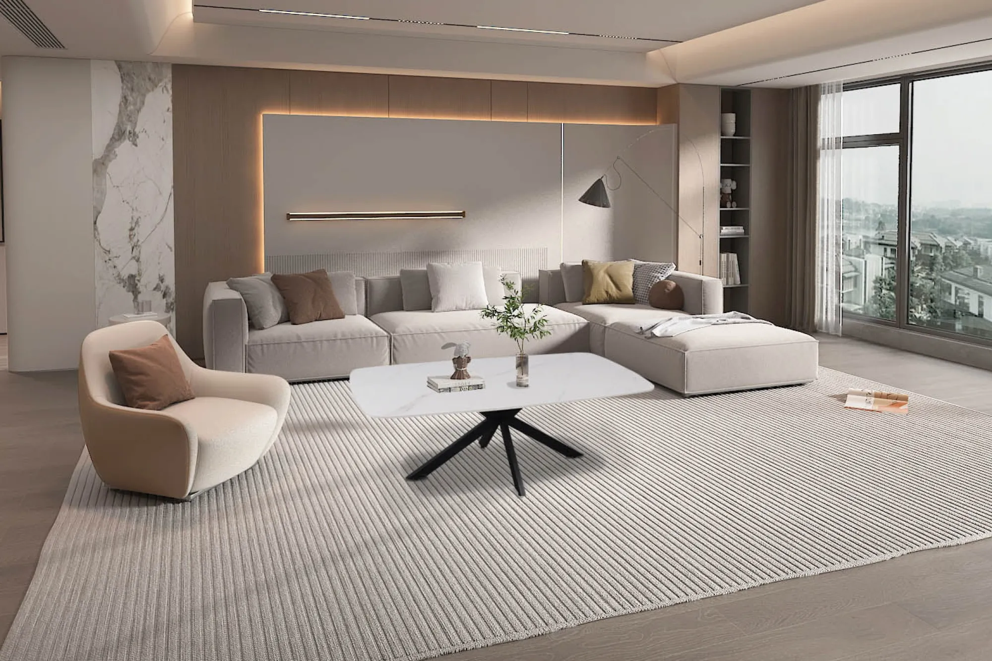 Salontafels^Huisenthuis Salontafel Jody Wit