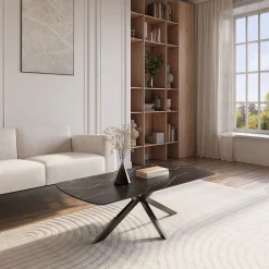 Salontafels^Huisenthuis Salontafel Jody Zwart