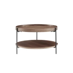 Salontafels^Huisenthuis Salontafel Kyoto – Set van 2 Walnoot