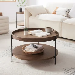Salontafels^Huisenthuis Salontafel Kyoto 69 cm Walnoot
