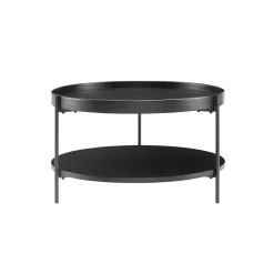 Salontafels^Huisenthuis Salontafel Kyoto – Set van 2 Zwart