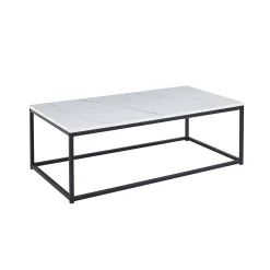 Salontafels^Huisenthuis Salontafel Lina Marmer Wit