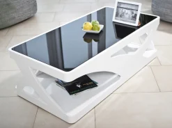 Salontafels^Huisenthuis Salontafel Marbella Zwart-Wit