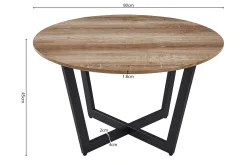 Salontafels^Huisenthuis Salontafel Maxime Eiken