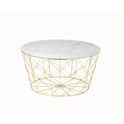 Salontafels^Huisenthuis Salontafel Neva Goud-Wit