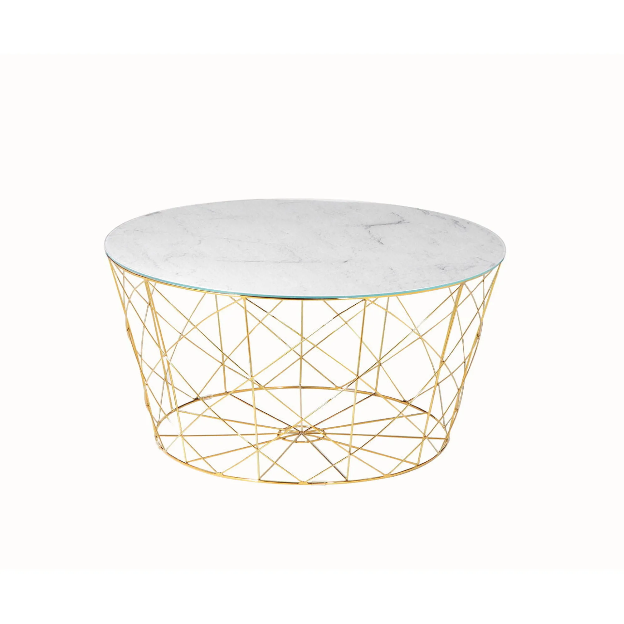 Salontafels^Huisenthuis Salontafel Neva Goud-Wit