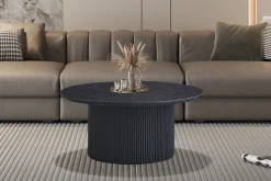Salontafels^Huisenthuis Salontafel Odile 80cm Donkerbruin