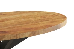 Salontafels^Huisenthuis Salontafel Otis Ovaal 130 cm Bruin