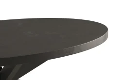 Salontafels^Huisenthuis Salontafel Otis Ovaal 130 cm Zwart