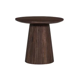 Salontafels^Huisenthuis Salontafel River Rond 50 cm Donkerbruin