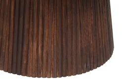 Salontafels^Huisenthuis Salontafel River Rond 80 cm Donkerbruin