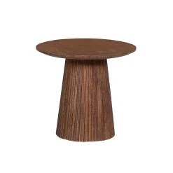 Salontafels^Huisenthuis Salontafel River Rond 50 cm Lichtbruin