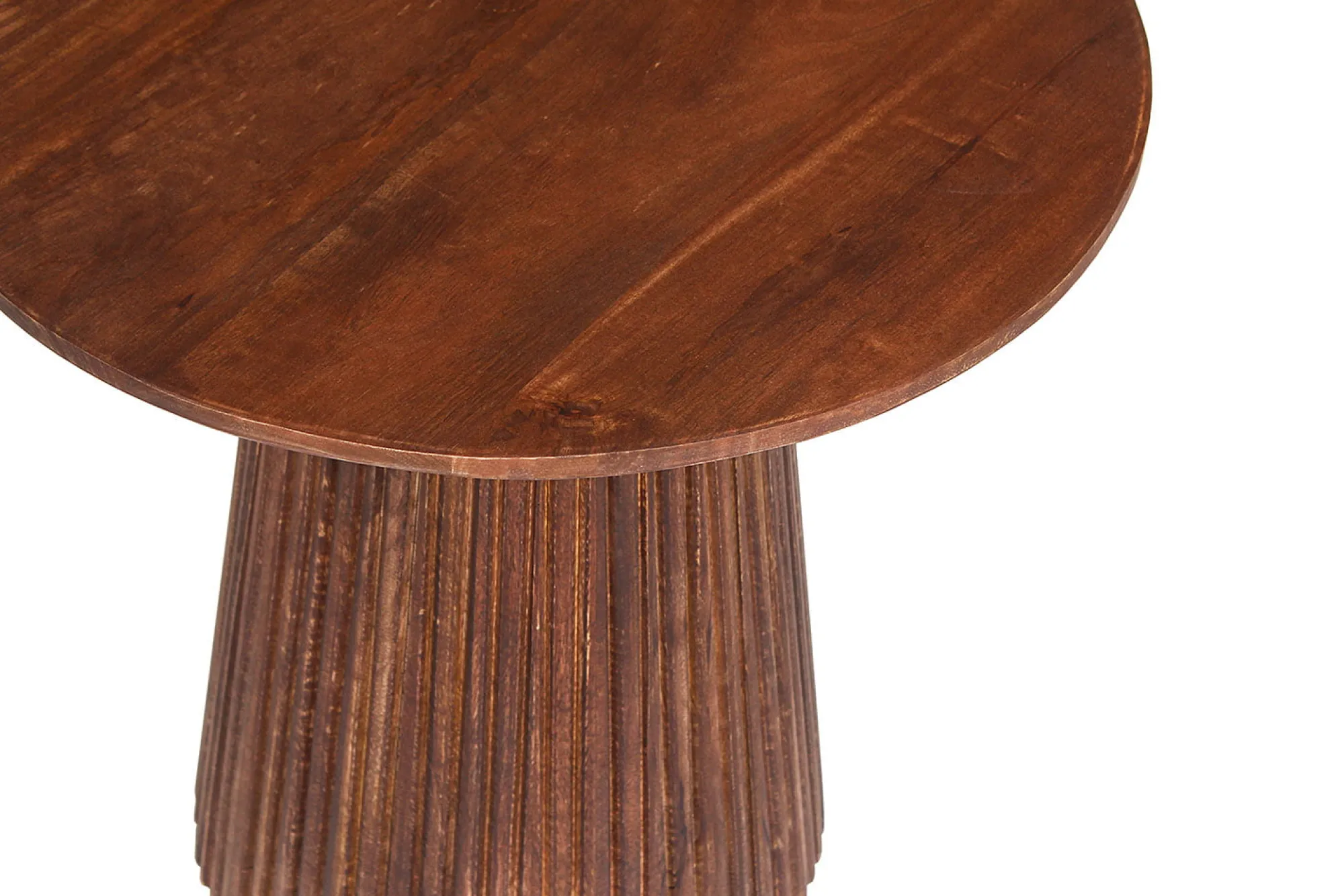 Salontafels^Huisenthuis Salontafel River Rond 50 cm Lichtbruin
