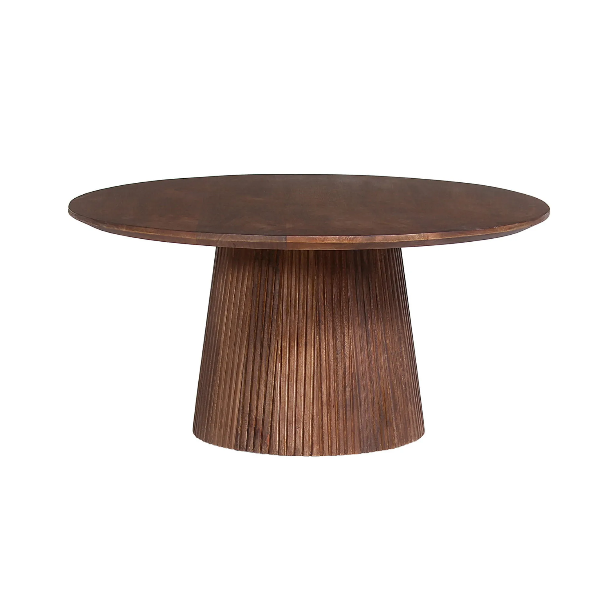 Salontafels^Huisenthuis Salontafel River Rond 80 cm Lichtbruin