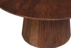 Salontafels^Huisenthuis Salontafel River Rond 80 cm Lichtbruin