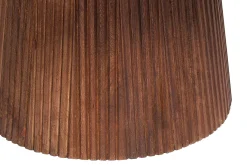 Salontafels^Huisenthuis Salontafel River Rond 80 cm Lichtbruin