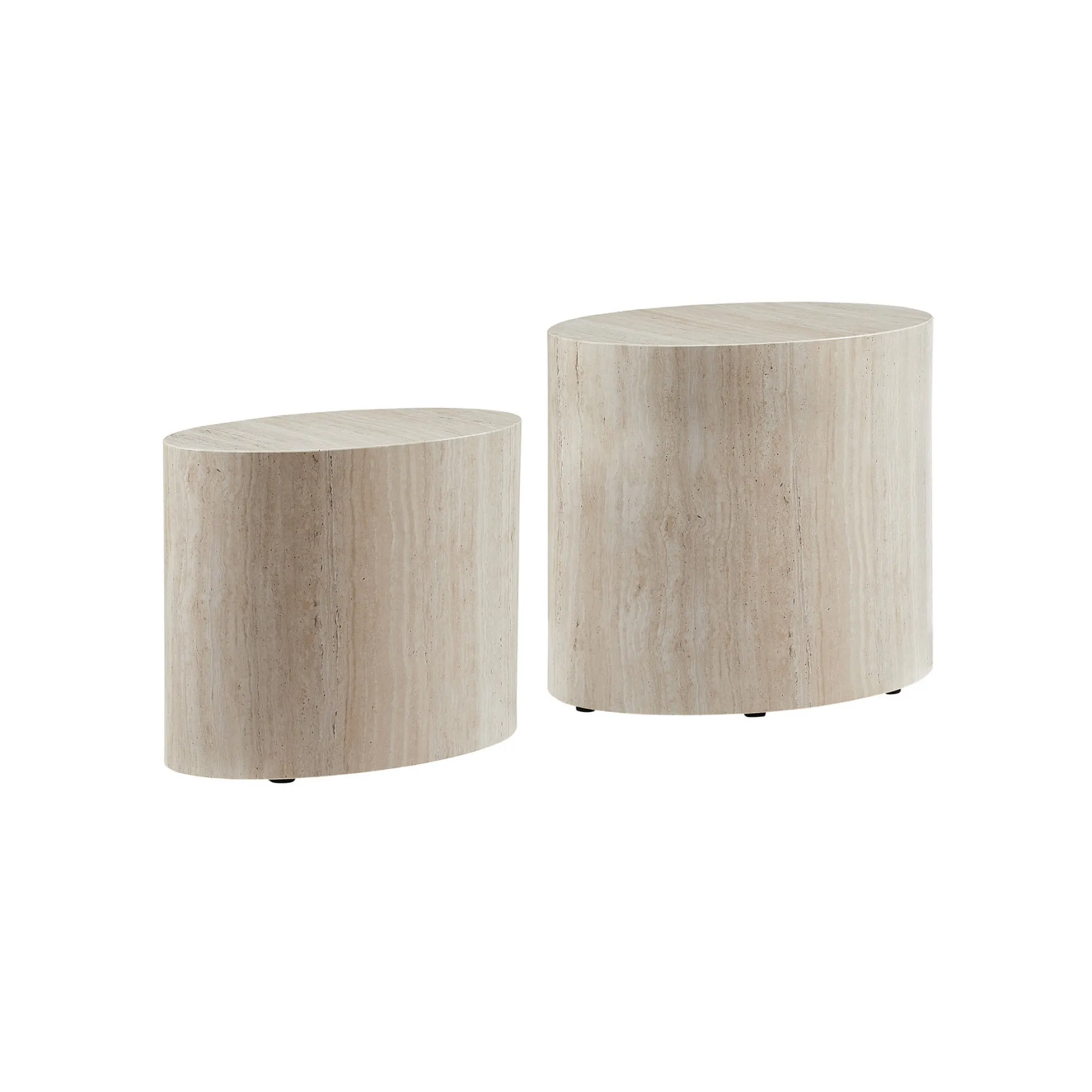 Salontafels^Huisenthuis Salontafel Rwanda Travertin – Set van 2