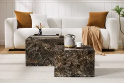 Salontafels^Huisenthuis Salontafel Salween Vierkant – Set van 2
