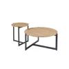 Salontafels^Huisenthuis Salontafel set Axelle Eiken