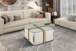 Salontafels^Huisenthuis Salontafel set Kaat Eiken