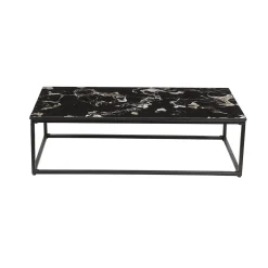 Salontafels^Huisenthuis Salontafel Sinem Zwart Marmer